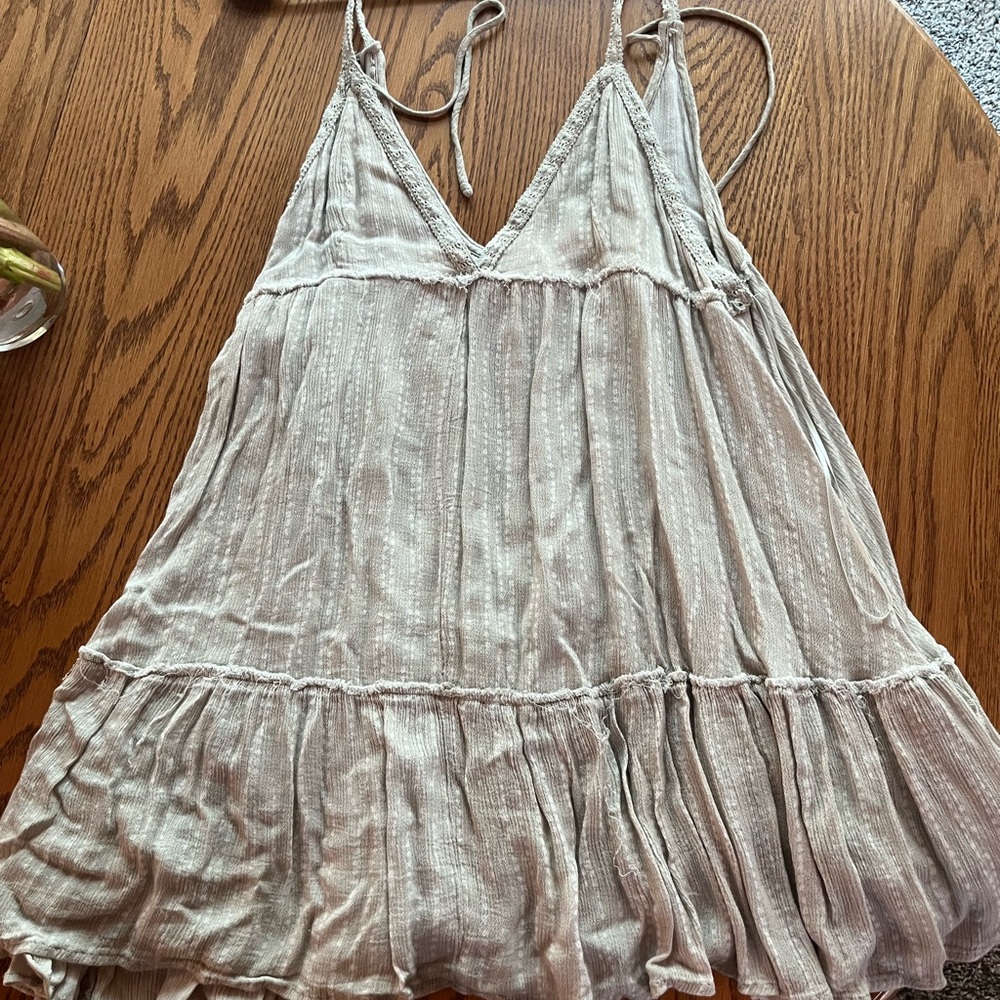 By Together cream and sage dress